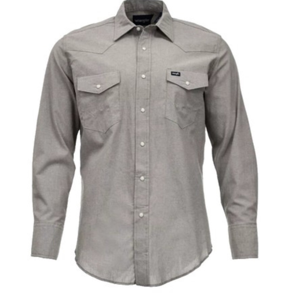 Wrangler pearl snap button up